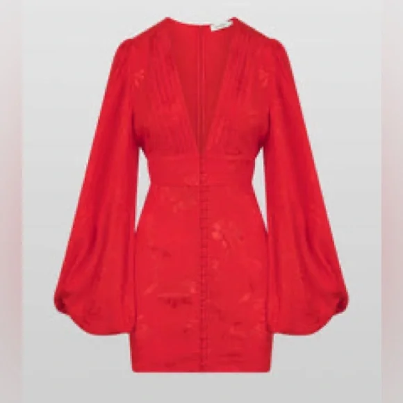 Rat & Boa Red Mini Dress - Picture 2 of 12